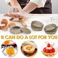 thumbnail image 4 of EcoNesxp Gold 12-inch non-stick egg tart mold, 4 of 5