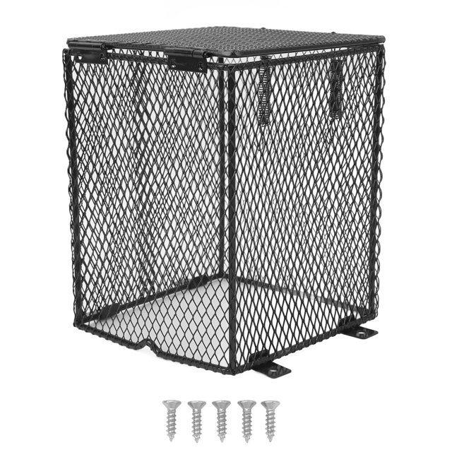 Reptile Lamp Cover, Anti Scald Heater Guard, Universal Fit For Most Reptiles, Easy Installation, Metal Construction