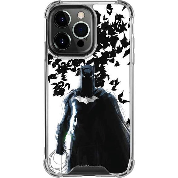 Skinit DC Comics Batman and Bats iPhone 13 Pro Clear Case
