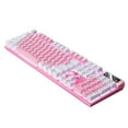 thumbnail image 1 of RYGRZJ Clavier de Jeu Mécanique LED Rétroéclairé Câblé Argent Lumineux Aigle K500, 1 of 5