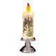 thumbnail image 1 of Decoración de mesa navideña Centros de mesa de comedor navideños iluminados Vela del pilar, 1 of 9