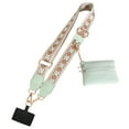 thumbnail image 1 of 1pcs Clip And Go Phone Strap with Zipper Pouch,Crossbody Adjustable Chain Lanyard with PU Leather Wallet for All Phones, 1 of 8