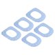 thumbnail image 1 of Inodoro Asiento Cubierta 5uds, Baño Inodoro Tapa Asiento Cubierta Suave Más Grueso Lavable Inodoro Asiento Cubierta Almohadillas Se adapta Todo Inodoro Asientos-Calabaza Azul, 1 of 5