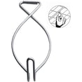 thumbnail image 4 of Ceiling Hook Clips,Happon 100 Pcs Drop Ceiling Clips for Hanging Classroom Ceiling Hangers Drop Ceiling Hanger Hooks Drop Hanger Hooks for Classroom Office Home Wedding Decorations, Gold, 4 of 7