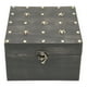 thumbnail image 2 of Harhinhe Caja de almacenamiento de madera retro con bisagra de metal, organizador decorativo para almacenamiento de tesoros para el hogar y la oficina, 2 of 7