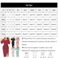 thumbnail image 3 of Women's Fall Fashion Long Sleeve Mini Dress Bodycon Short Party Date Night Going Out Dresses Pink, 3 of 5