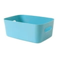 thumbnail image 4 of Cesta de Almacenamiento de Escritorio, Organizador de Cosméticos, Contenedor de Almacenamiento Apilable Elegante, Estantes Organizadores para Estantes , verde claro Sunnimix Cesta de almacenamiento de maquillaje, 4 of 8