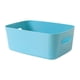 thumbnail image 4 of Cesta de almacenamiento de escritorio, elegante, portátil, duradera, apilable, organizador de maquillaje verde claro, 4 of 9