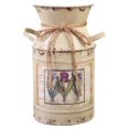thumbnail image 1 of Arreglo de mesa Shabby Chic, artesanía, decoración del hogar, macetas vintage, cubo de hierro, florero de boda, estilo rural, beige, 1 of 8
