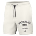 thumbnail image 2 of Men's NBA x Staple Cream Washington Wizards Heavyweight Fleece Shorts, 2 of 3