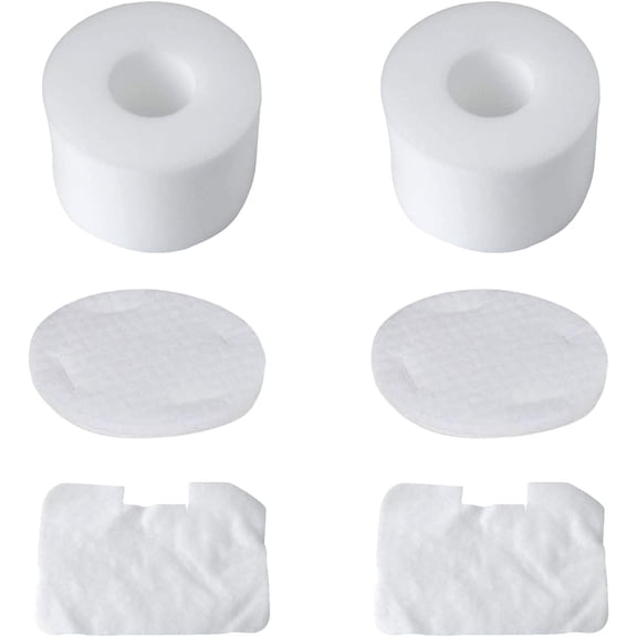 Filter Replacement for Shark Navigator Deluxe Upright Models NV42 31,NV44, NV46, NV4626, UV402, Part XFF36, 2 Pack, White