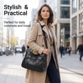 thumbnail image 6 of KXF Crossbody Bag for Women Lightweight Shoulder Bags Ladies Soft PU Leather Handbags, 6 of 9