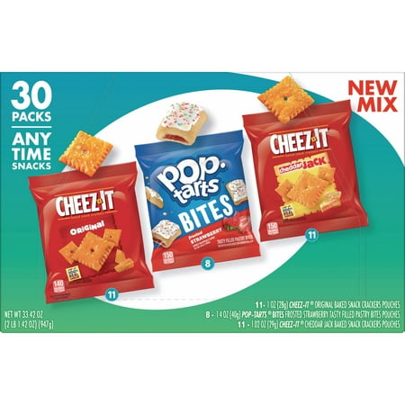 Kellogg's Cheez-It + PopTarts Snacks Variety Pack - 33.42oz