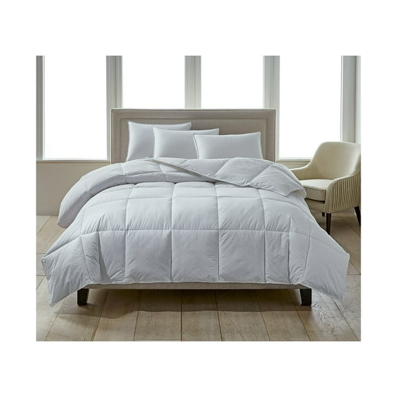Hotel Collection Primaloft Hi Loft Down Alternative All Season Hypoallergenic Comforter, Full/Queen, White