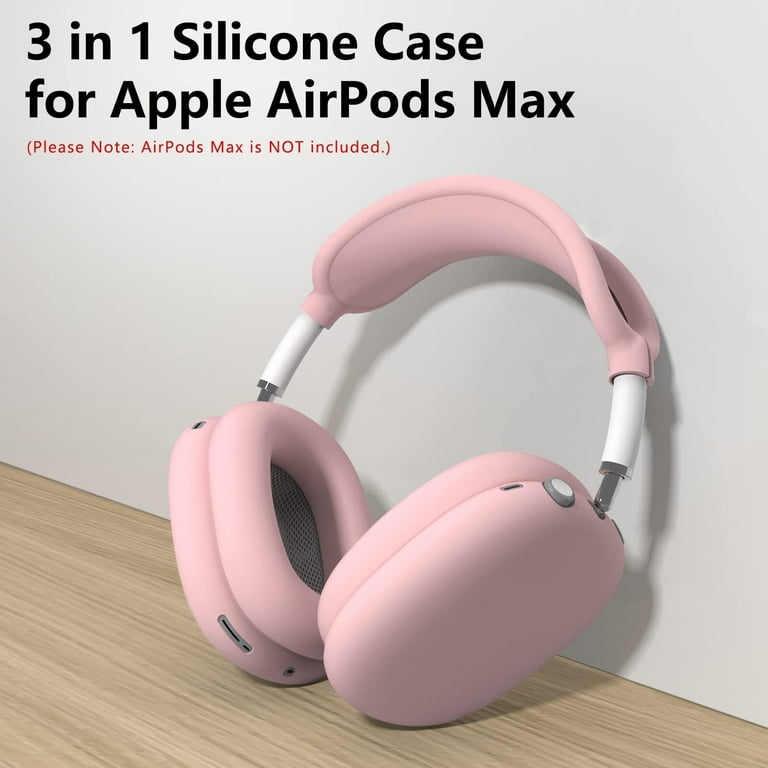 3-in-1 Silicone Case Cover for AirPods Max Headphones, Anti