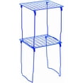 thumbnail image 4 of TEMOGU-Stac-A-Shelf Locker Shelf, Stackable, Extra Tall, Fits Standard Size School Lockers, Blue, 4 of 4