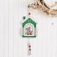 thumbnail image 4 of Yuarrent Colgante de Navidad con borlas, decoración navideña, regalo dulce, accesorios para festivales, artesanía de madera, calcomanía para Kits de decoración para fiestas Ciervo, 4 of 6