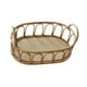 thumbnail image 4 of Canasta de ratán con manijas de la cocina Oval Kitchen Organizador Canasta tejida para almacenamiento para frutas cosméticas Sundies Coffee mesa despe, 4 of 9