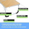thumbnail image 3 of Portable Folding Table - Small Outdoor Folding Table, Suitable for Travel, Camping, Beach, Barbecue, Picnic, Party, Patio, 3 of 13