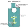 thumbnail image 4 of DistinctInk Custom SKIN / DECAL compatible with OtterBox Commuter for iPhone XS MAX (6.5" Screen) - Hope is an Anchor for a Sould - Yellow Teal, 4 of 5