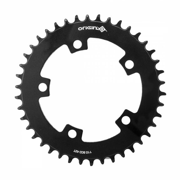 Origin8 Thruster 1x Chainring 42t 1x 110 BCD 5-Bolt 10/11-Speed Aluminum Black
