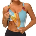 thumbnail image 3 of Picia Happy Goat In Meadow Sports Bra for Women,Padded Strappy Sports Bras Medium Support Yoga Bra with Removable Cups,Running Yoga Bra-, 3 of 9