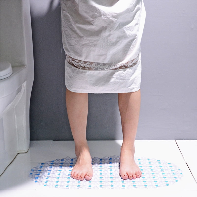 Brand: SlipBath Type: PVC Bath Mat Specs: Anti Slip Suction, Bathroom  Carpet Set Keywords: Toilet/Shower/Bathroom Points: Decorative, Features:  Non Toxic, Mildew Resistant Application: Ideal For Toilets, Showers, And  Bathrooms Title: SlipBa From