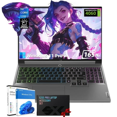 Lenovo Legion 5i Gaming Laptop, 16" WQXGA Display, Intel 24-Core i9-14900HX, GeForce RTX 4060, 64GB DDR5+2TB SSD, Backlit KB, Webcam, Win 11 Pro, Lifetime Office w/Accessories