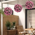 thumbnail image 6 of QHUDLV 7.87 inch Artificial Plant Topiary Ball Faux Boxwood Decorative Balls for Backyard, Balcony,Garden, Wedding and Home Dcor, 6 of 9