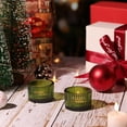 thumbnail image 5 of Green Tealight Candle Holder Set of 12, Small Votive Candle Holders for Table Centerpiece, Glass Tea Light Candles Holder for Party & Home, Wedding Decor, 5 of 7