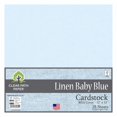 thumbnail image 1 of Linen Baby Blue Cardstock - 12 x 12 inch - 80Lb Cover - 25 Sheets - Clear Path Paper, 1 of 9