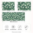thumbnail image 2 of Yayeee Pillowcase Queen Size Set of 2 Satin Wrinkle Resistant Pillow Case, Small White Flowers, 2 of 8