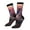 3 Black, variant on Ocean Seahorse Pattern Sport Socks for Women and Men Crew Socks Sporty Calf Socks Casual Socks