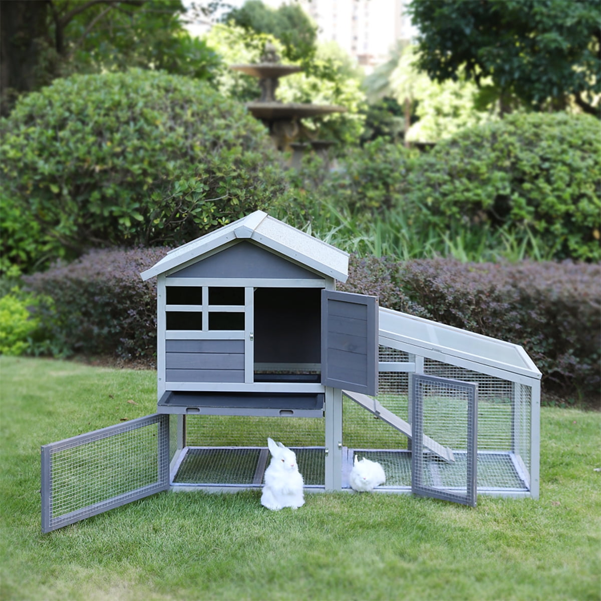 Buy Bunny Cage, Rabbit Hutch Indoor and Outdoor,rabbit Cage with Deeper