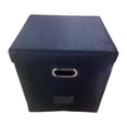 thumbnail image 2 of Caja de Almacenamiento de Discos de Vinilo de 12 Pulgadas, Organizador de álbumes, Soporte de Almacenamiento de álbumes de Vinilo, Estuche de Almacena Negro, 2 of 8
