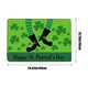 thumbnail image 3 of Uuiauoio Quick Dry Bath Mat for Bathroom,Super Absorbent Happy St. Patrick's Day Bath Rug Non-Slip Rubber Backing,Machine Washable Bathroom Floor Mat for Shower, Tub, Sink Area Green Clover 16x24, 3 of 6