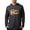Heather Gray, variant on - Beans Fart Fuel Long Sleeve T Shirt - Mens Hooded Shirt