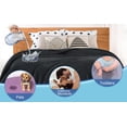 thumbnail image 4 of Manta impermeable Bedding Aid de franela reversible, tamaño king, 4 of 5