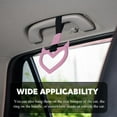 thumbnail image 4 of chasenew 2PCS Heart shaped Car Handle Straps, Heart Car Accessories, Ring Hearts Shaped Cars Hand Strap Drift Charm, Universal Handle Keychains Accessory Suitable for Cars Bus (Pink+black), 4 of 8