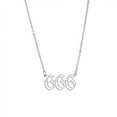 thumbnail image 3 of Pendentif Collier Numéro d'Ange Plaqué Or/argent Collier en Acier Inoxydable Bijoux pour Femmes, 3 of 8