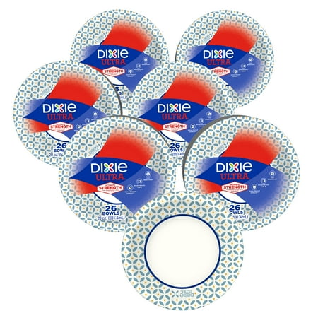 - Dixie Ultra Paper Bowls, 20 oz, 156 Count