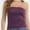 Purple, variant on Women's Tube Crop Tops Strapless Cute Sexy Basic Solid Casual Cami Tops