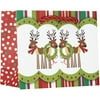 Jillson & Roberts Eco-Friendly Tiny Gift Bags, Cute Reindeer (120 Pcs)