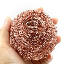 Copper SpongeCopper Sponge1Pcs Copper Scraper Heavy Duty Kitchen Pots Pans Cleaning Brush for Cleaning Iron Nozzles and Removing Slag