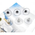 thumbnail image 2 of 6Pcs Screw Suction Cups Glass Suction Pads 41mm Clear PVC Plastic Sucker Pads Without Hook Extra Strong Suction Power Holder for Bathroom Wall Window Car Shade License Plates, 2 of 7