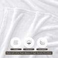 thumbnail image 3 of Blanket Utopia Bedding, forro polar de franela, color blanco, tamaño king, 3 of 7