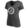 thumbnail image 2 of Women's Heather Gray Tampa Bay Lightning #WeSkateFor V-Neck T-Shirt, 2 of 3