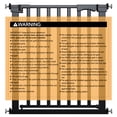 thumbnail image 5 of Vebreda 30" Extra Tall Baby Gates for Doorway, Auto Close Pet Gate, 30" to 43" Wide Pressure Mounted, Gifts for Mom, Black, 5 of 10