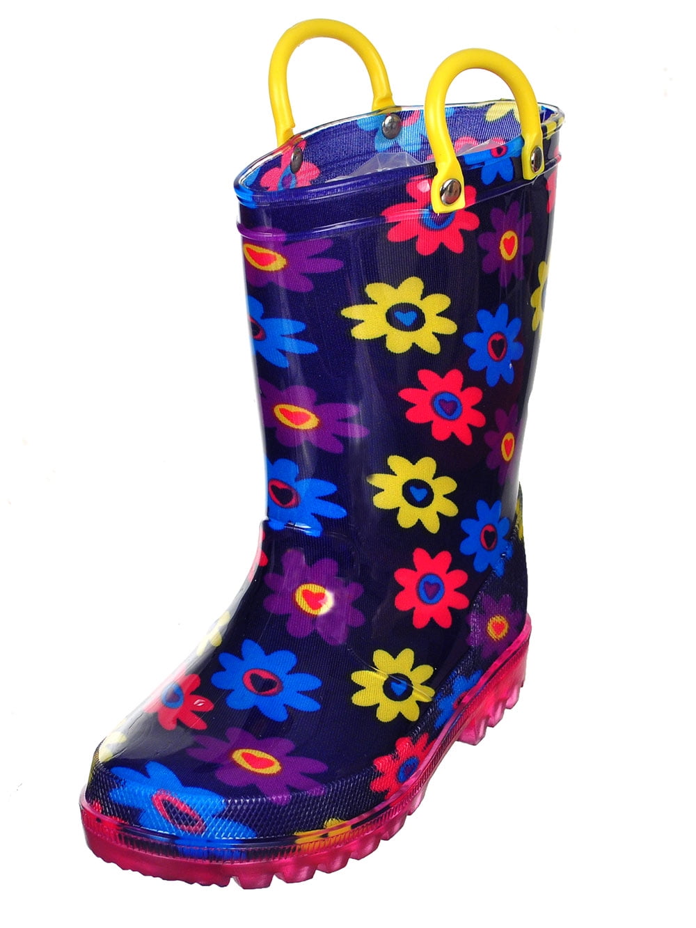 light up rain boots for girls