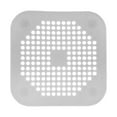 thumbnail image 2 of Oleegame 2PC Sink Drain Filter Cover Kitchen Sink Mat Filter Sink Sewer Hair Filter Screen Bathroom Silicone Hair Anti Blocking Floor Drain Cover Gray, 2 of 9